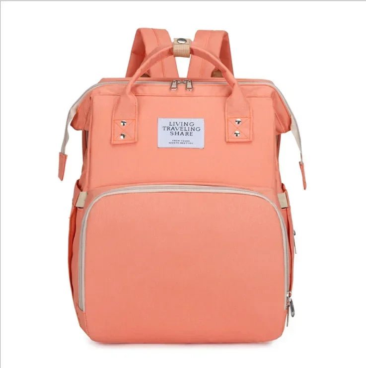 Sac a dos, lit pliable pour bébé 2 en 1 - Univers - bebe - maman