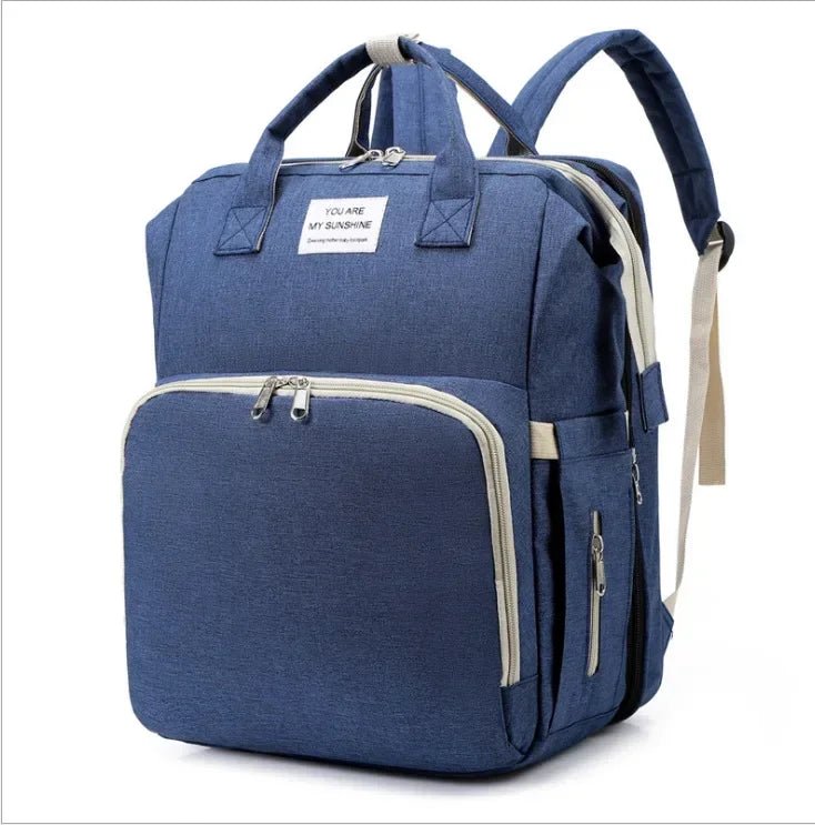 Sac a dos, lit pliable pour bébé 2 en 1 - Univers - bebe - maman