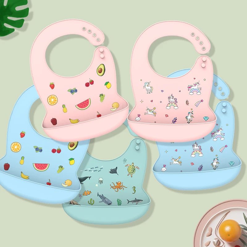 Bavoir silicone pour bébé - Univers - bebe - maman