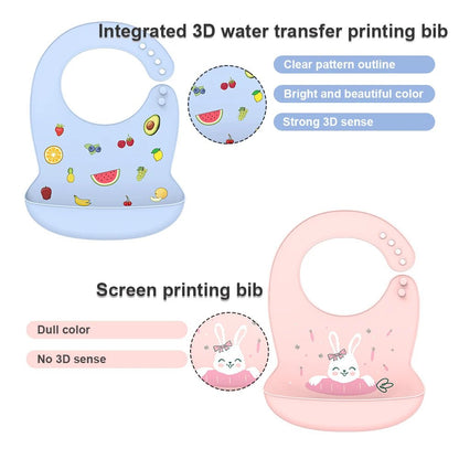 Bavoir silicone pour bébé - Univers - bebe - maman