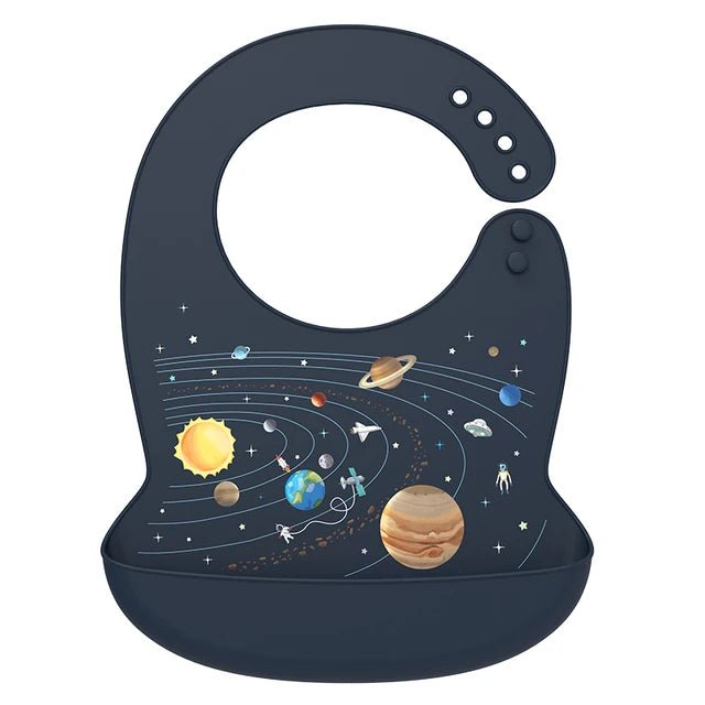 Bavoir silicone pour bébé - Univers - bebe - maman