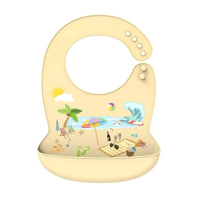 Bavoir silicone pour bébé - Univers - bebe - maman