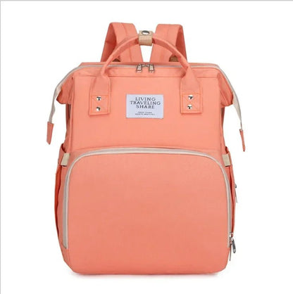 Sac a dos, lit pliable pour bébé 2 en 1 - Univers - bebe - maman