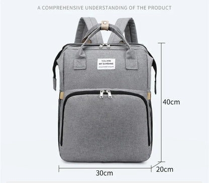 Sac a dos, lit pliable pour bébé 2 en 1 - Univers - bebe - maman