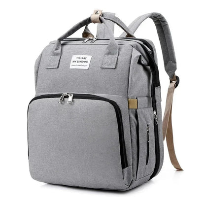 Sac a dos, lit pliable pour bébé 2 en 1 - Univers - bebe - maman